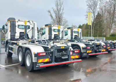 Système lève conteneur HYVA Camion 6X4