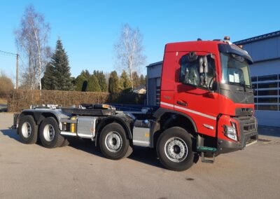 Système lève conteneur HYVA Camion 8X4