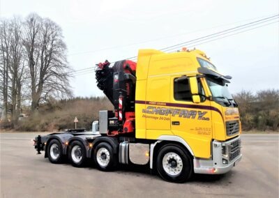 Tracteur grue Volvo FH16 600 8X4