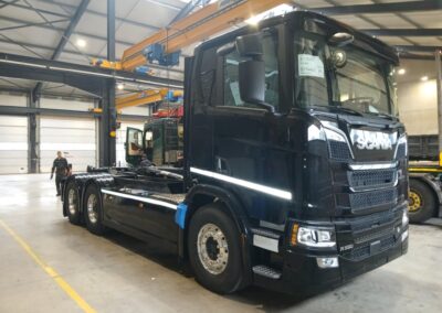 Crochet conteneur AJK sur Scania 6X4